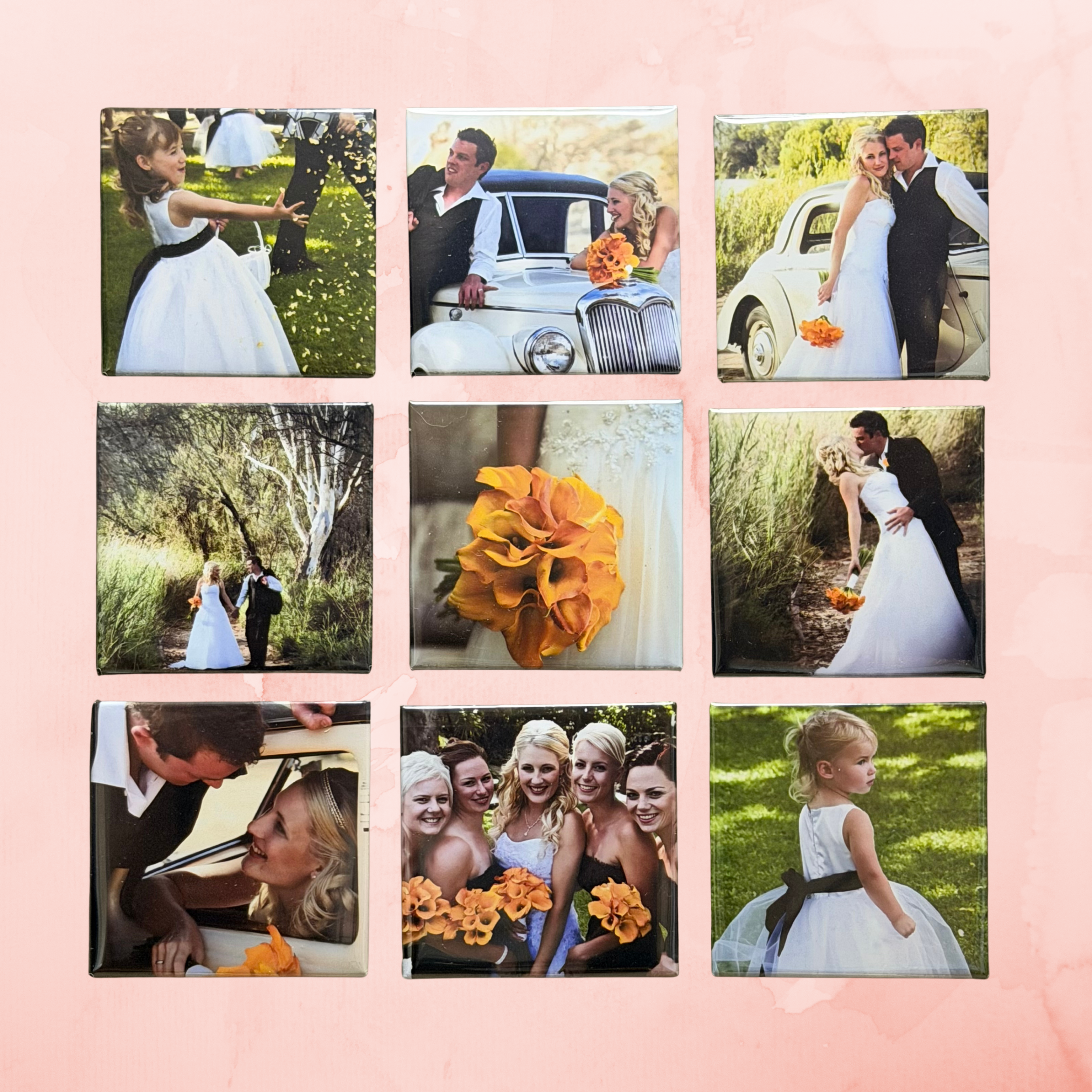 Set of 9 Customizable Magnets