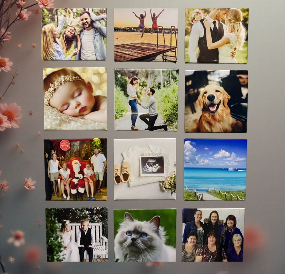 Set of 12 Customizable Magnets